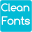 Clean Fonts for FlipFont 1.9