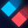 Duo Square - red and blue 1.4