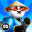 Panda Rope Stunts: Flight over Crime City 1.0