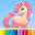 Coloring Book For Little Pony - Horse drawing for kid game 1.1