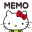 Notepad Sanrio characters