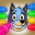 Coloring Bluey by number 1.0