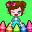 Glitter Toca Coloring Book